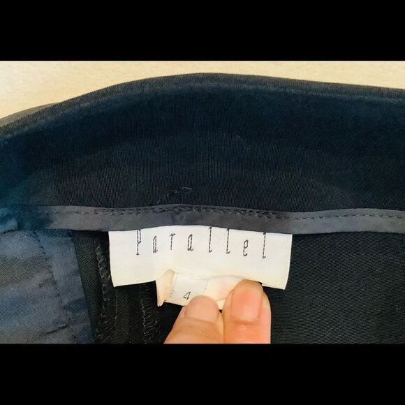 PARALLEL WOMENS CASUAL BLACK TROUSER SIZE 4 - Picture 4 of 10